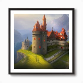 Castle Stock Videos & Royalty-Free Footage Art Print