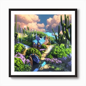 Heaven Garden Art Print