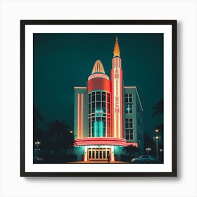 Night At The Theatre Art Print