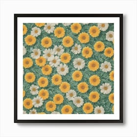 Daisies 1 Art Print