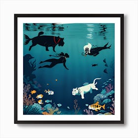 Catfish? No! Dogfish! Art Print