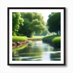 Landscape Painting 155 Art Print