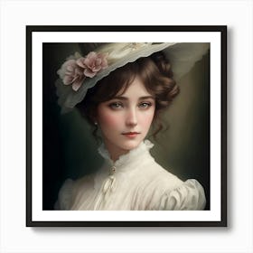 Lady of the Edwardian Era Art Print