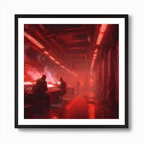 Sci-Fi Painting 1 Art Print