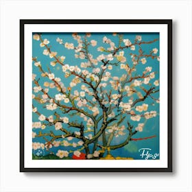 Almond Blossoms Art Print