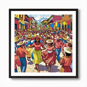 Mexican Dance Art Print