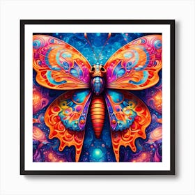 Butterfly Skullerfly Art Print