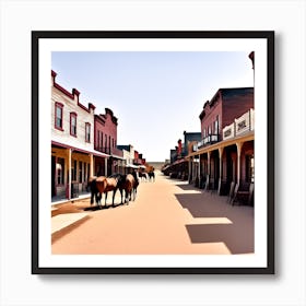 Old West Town 25 Art Print