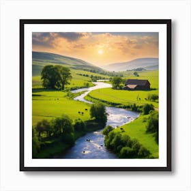 Scotland Countryside Art Print