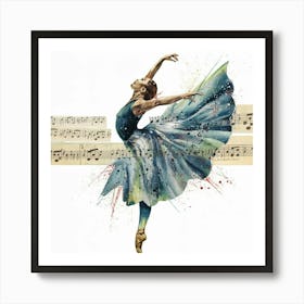 Ballet Dancer 11 Art Print