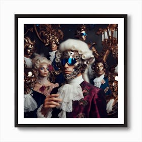 Man In Costume Art Print