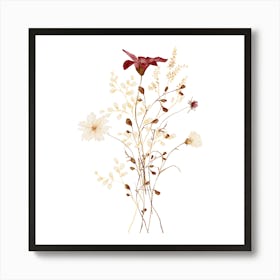 Flowers In A Vase Art Print