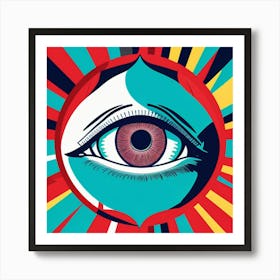 Eye Of God 1 Art Print