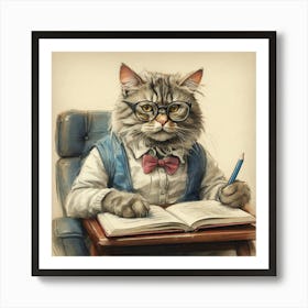 Kitty Cat 8 Art Print