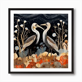 Bird In Nature Brown Pelican 4 Art Print