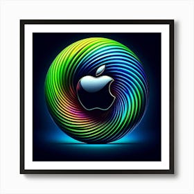 Apple Logo Art Print