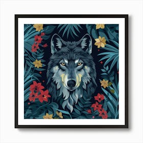 Woodland Guardian (2) Art Print