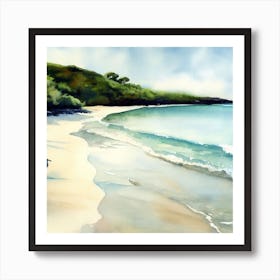 Galapagos Islands, Beach Art Print