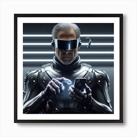 Robot Man 2 Art Print