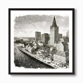 Philadelphia Skyline Art Print