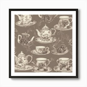 Tea Art 104 Art Print