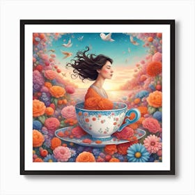 Cup Of Tea Art Print