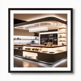 Modern Kitchen Design 14 Art Print