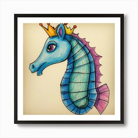 Seahorse 14 Art Print