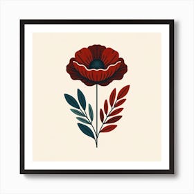 Poppy Flower 1 Art Print