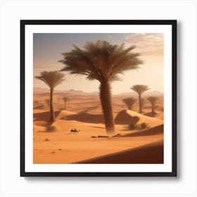 Desert Landscape 106 Art Print