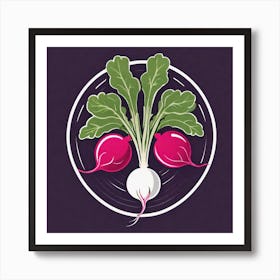 Radish 24 Art Print