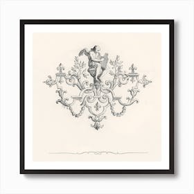 Angel Illustration, Albert Racine Art Print