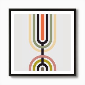 Geometric shapes.usa Art Print