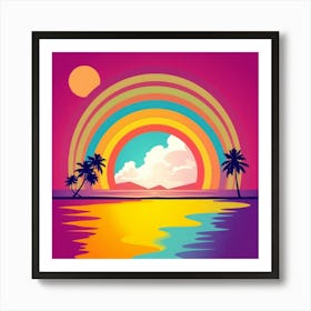 Rainbow In The Sky Art Print