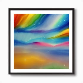 Rainbow Sky Art Print