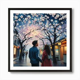 Cherry Blossoms Art Print