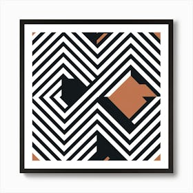 Abstract Geometric Pattern 53 Art Print