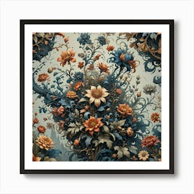 Floral Painting Art Print