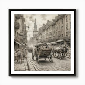 Old Europe art Art Print