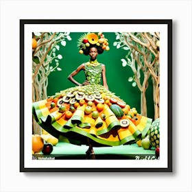 Fruity Dress Art Print