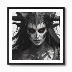 Demon Woman 1 Art Print