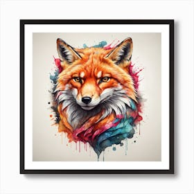 Fox Print Art Print