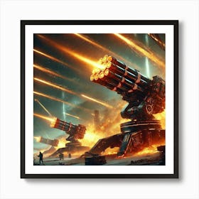 Phoenix Artillery Role Converted Art Print