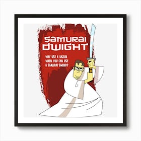 Samurai Dwight Art Print