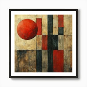 Red Sun - abstract art, abstract painting  city wall art, colorful wall art, home decor, minimal art, modern wall art, wall art, wall decoration, wall print colourful wall art, decor wall art, digital art, digital art download, interior wall art, downloadable art, eclectic wall, fantasy wall art, home decoration, home decor wall, printable art, printable wall art, wall art prints, artistic expression, contemporary, modern art print, unique artwork, Art Print