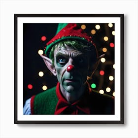 Christmas Elf Art Print