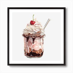 Ice Cream Sundae 14 Art Print