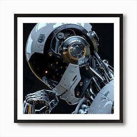 Futuristic Robot Art Print