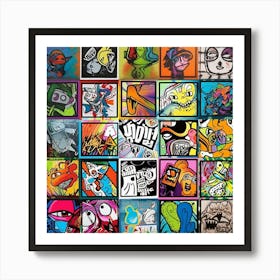 Graffiti Art 1 Art Print