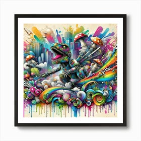 Psychedelic Art 34 Art Print